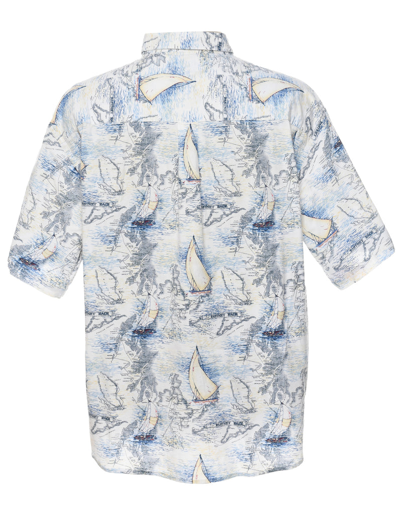 Short Sleeve Hawaiian Shirt - XXL