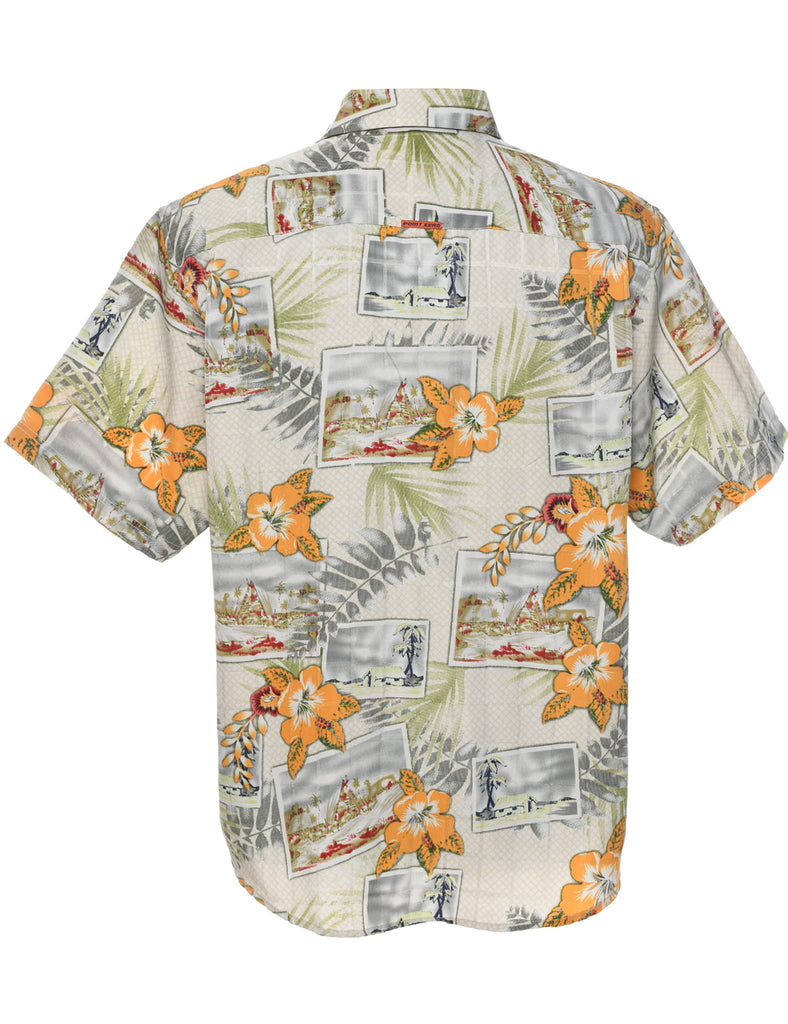 Short Sleeve Hawaiian Shirt - L