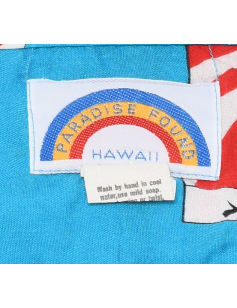 Short Sleeve Hawaiian Shirt - L