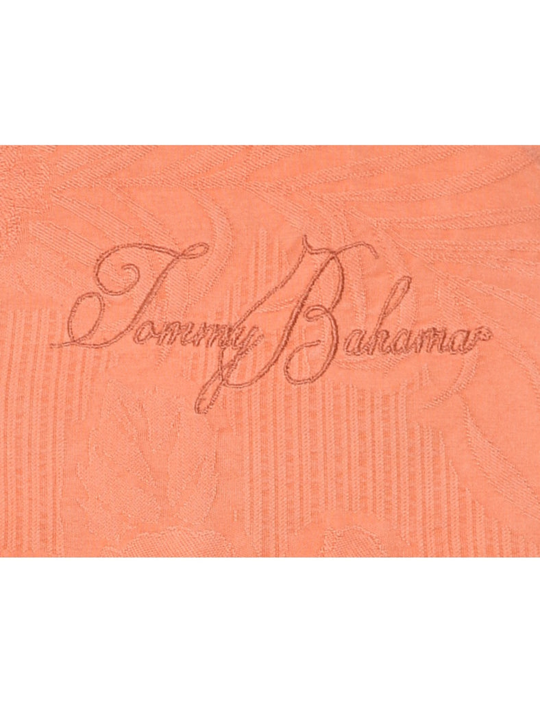 Silk Floral Hawaiian Shirt - M