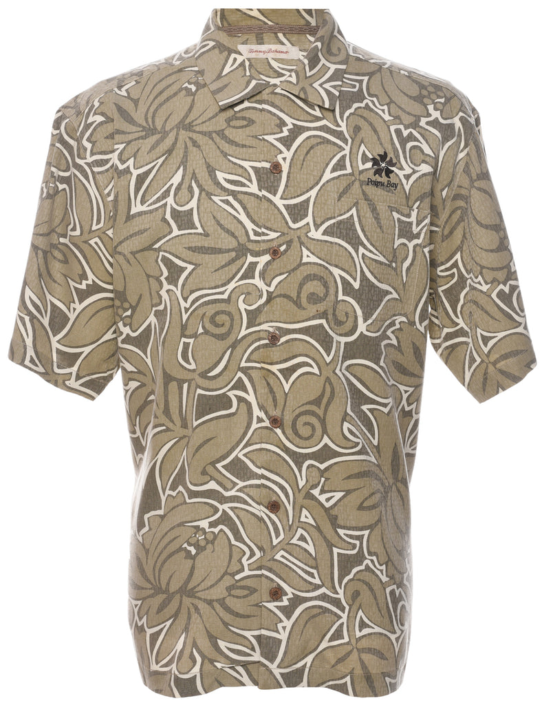 Silk Hawaiian Shirt - L