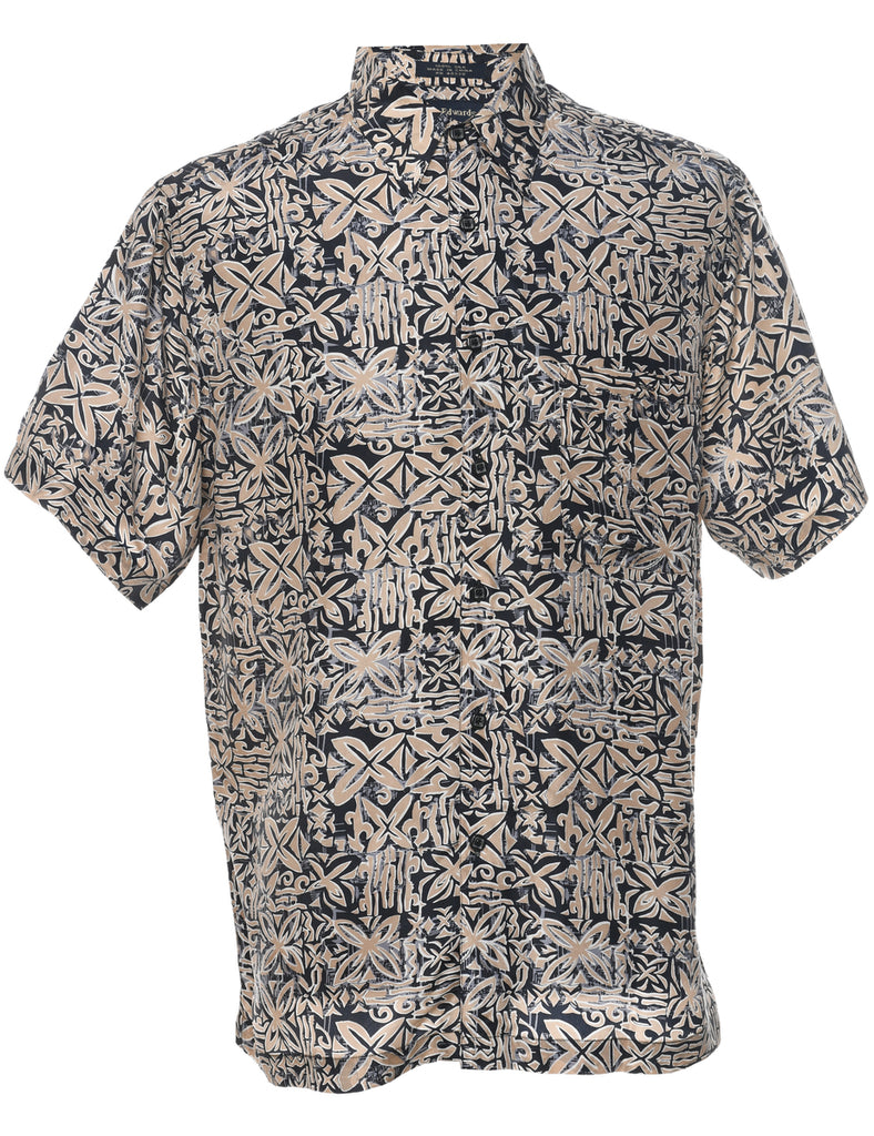 Silk Hawaiian Shirt - M