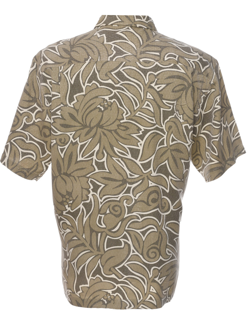 Silk Hawaiian Shirt - L