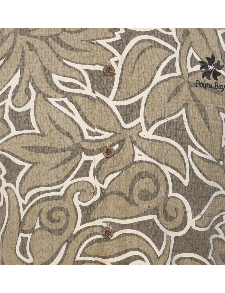 Silk Hawaiian Shirt - L