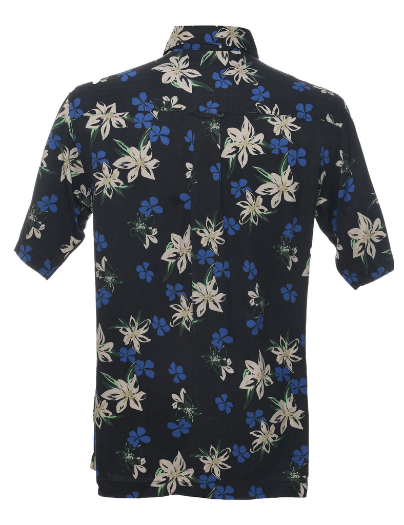 Silk Izod Hawaiian Shirt - S