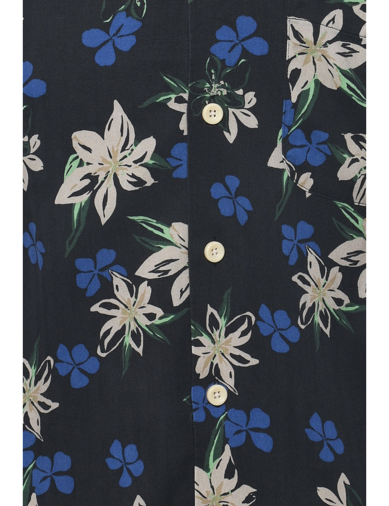 Silk Izod Hawaiian Shirt - S