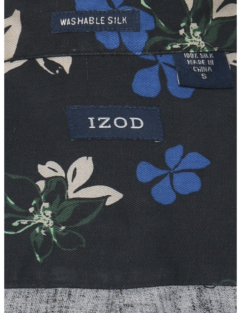 Silk Izod Hawaiian Shirt - S