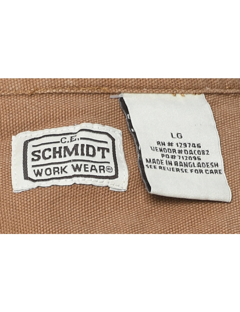 Sleeveless Workwear Denim Shirt - L