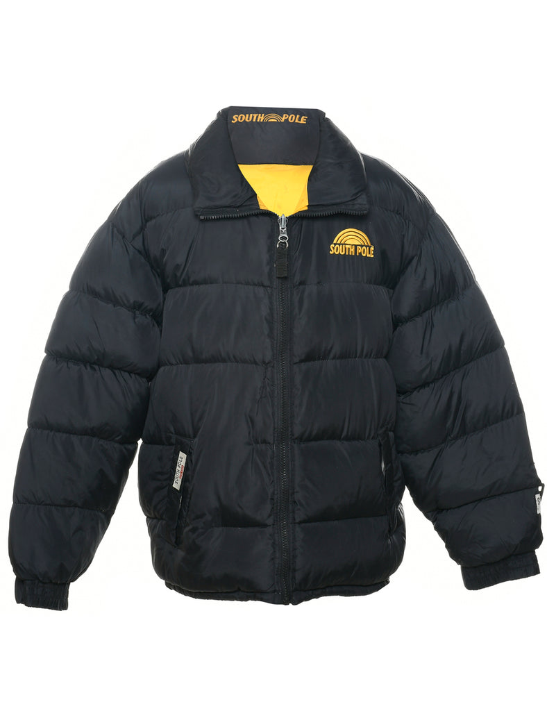 South Pole Dark Grey Puffer Jacket - L