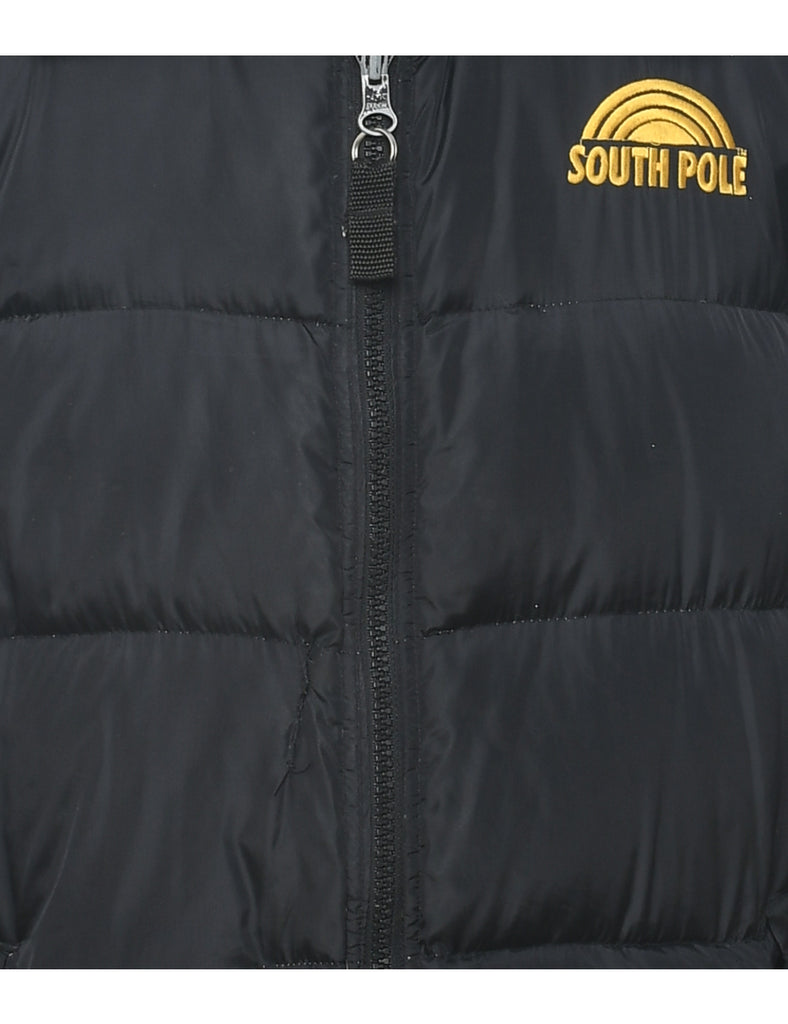South Pole Dark Grey Puffer Jacket - L