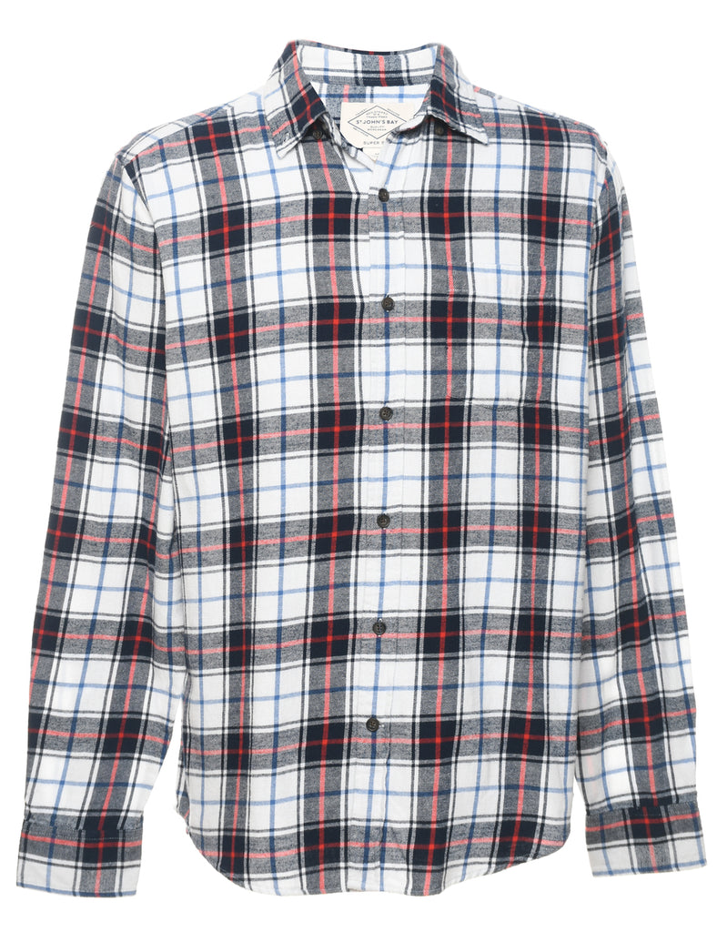St John's Bay Checked Shirt - M