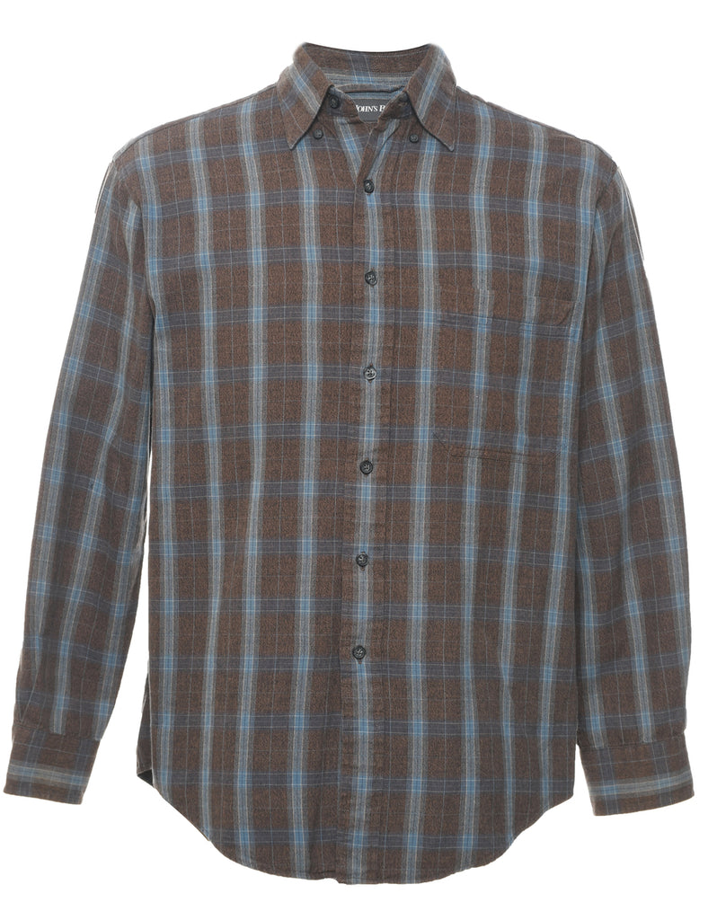 St John's Bay Checked Shirt - S