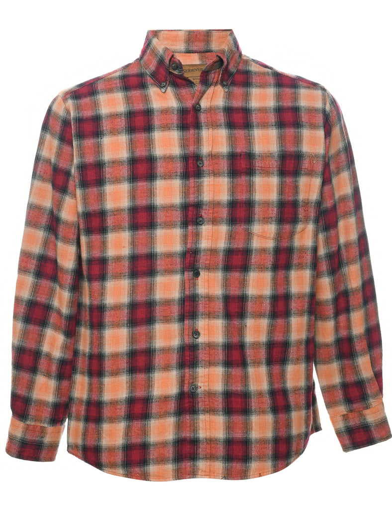 St John's Bay Checked Shirt - S