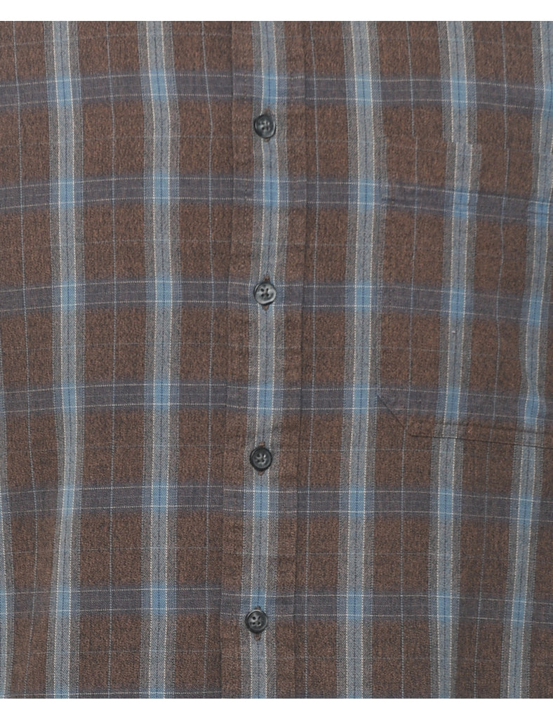 St John's Bay Checked Shirt - S