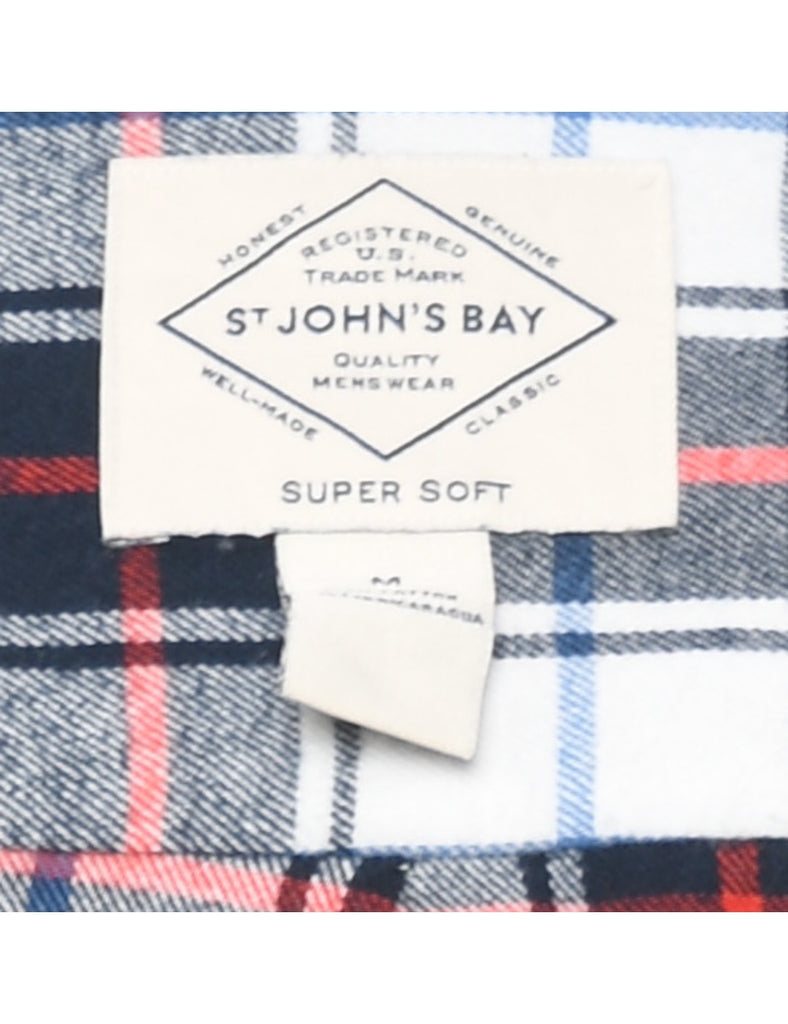 St John's Bay Checked Shirt - M