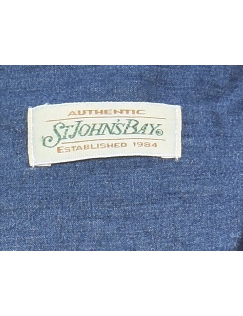 St John's dark Wash Bay Denim Shirt - L