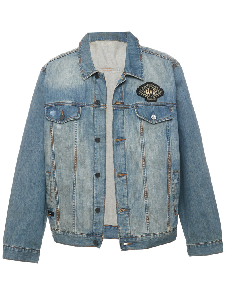 Stone Wash Denim Jacket - XL