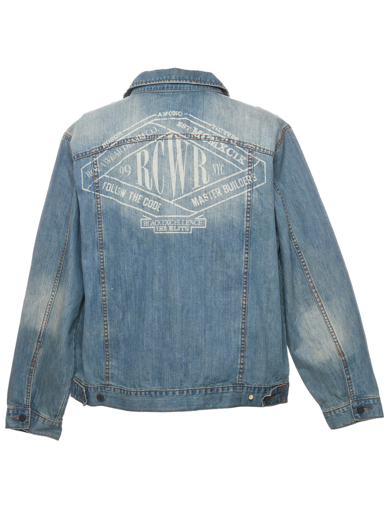 Stone Wash Denim Jacket - XL