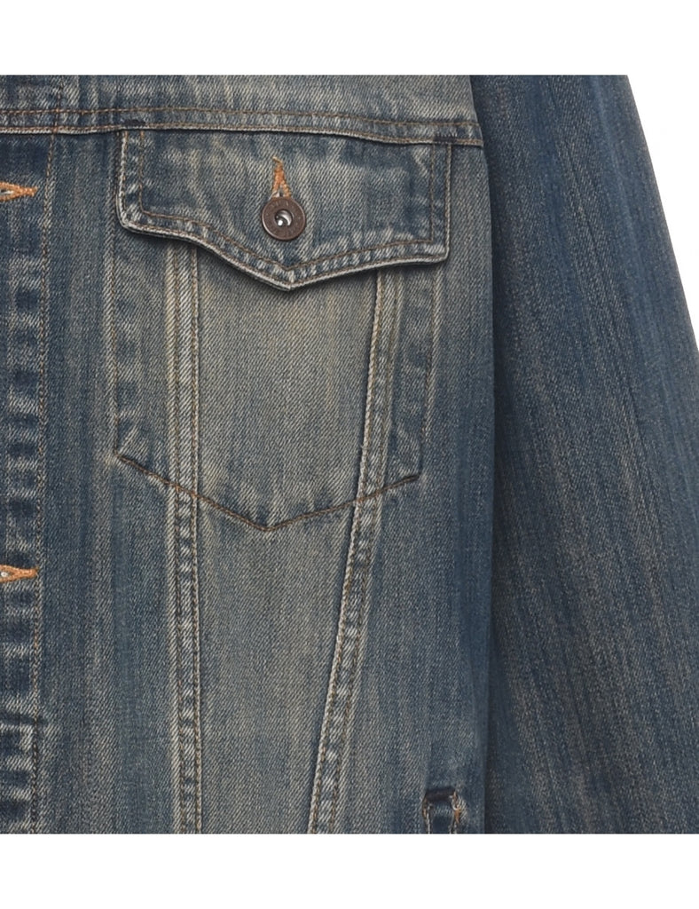 Stone Wash Denim Jacket - XL