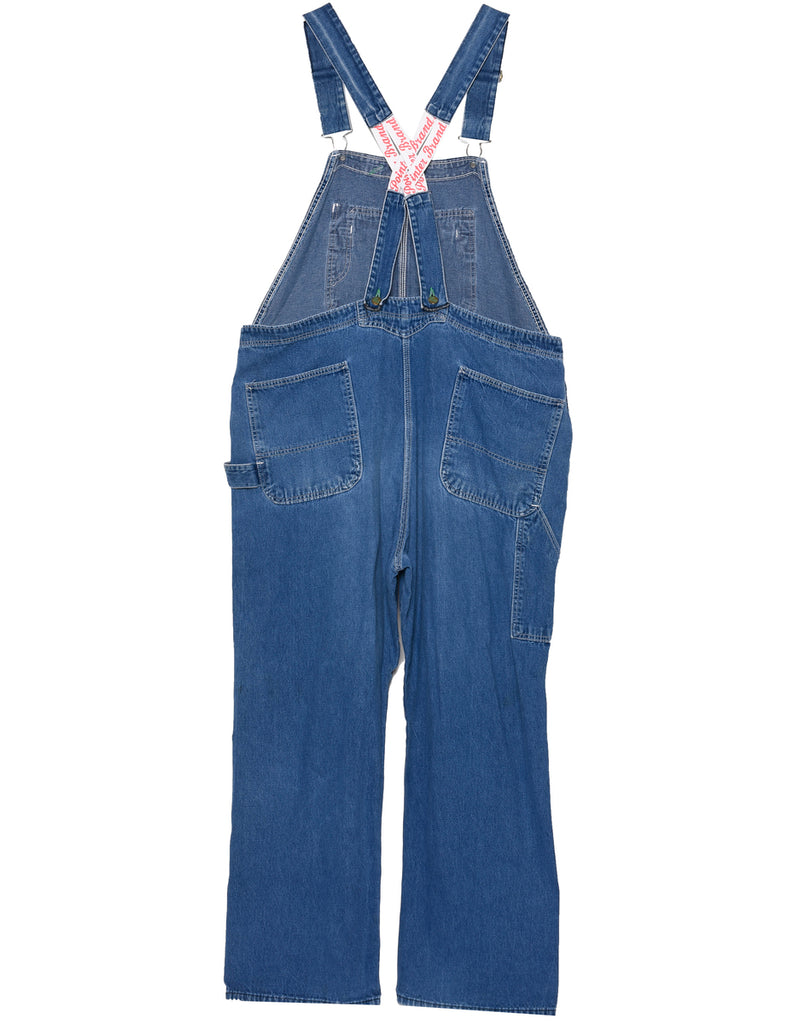 Stone Wash Dungaree Salopettes - XL
