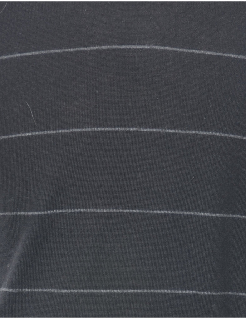 Striped Black Jumper - S