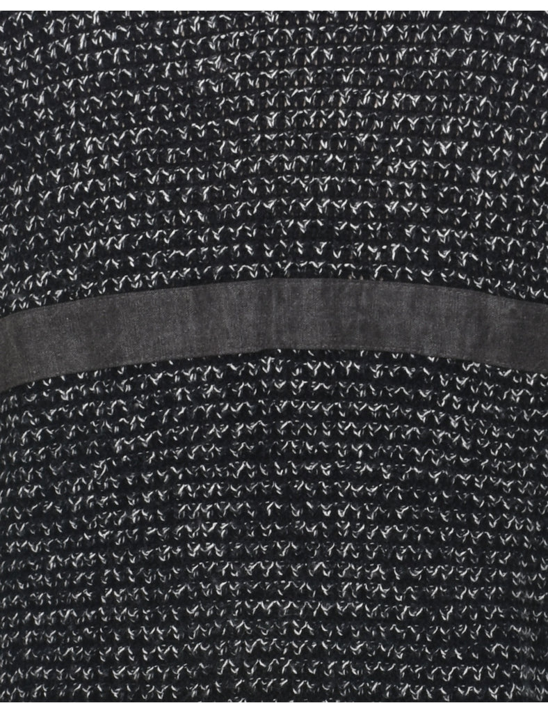Striped Black Jumper - S