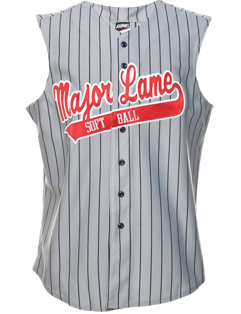 Striped Major Lame Softball Vest - L