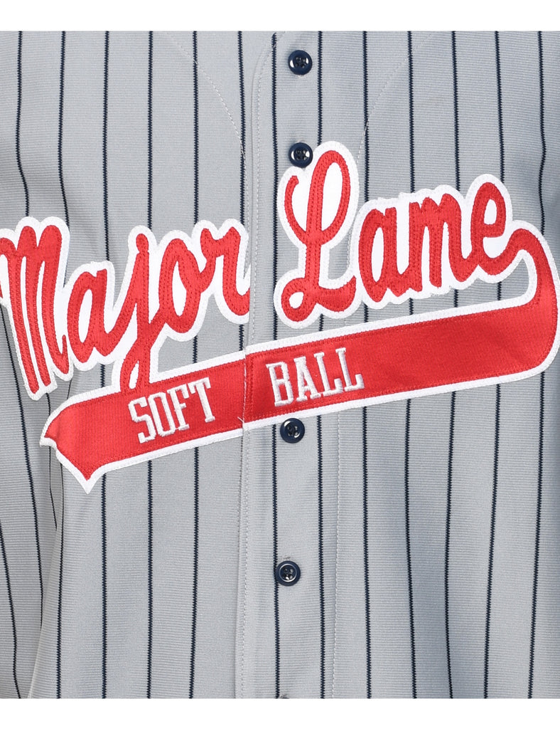 Striped Major Lame Softball Vest - L
