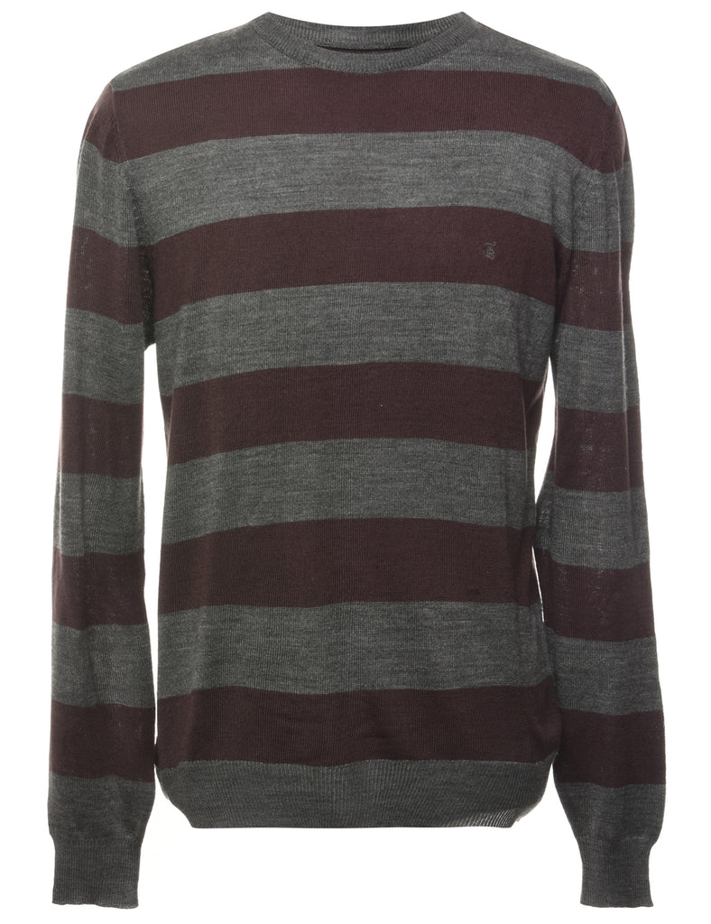 Striped Pattern Jumper - S