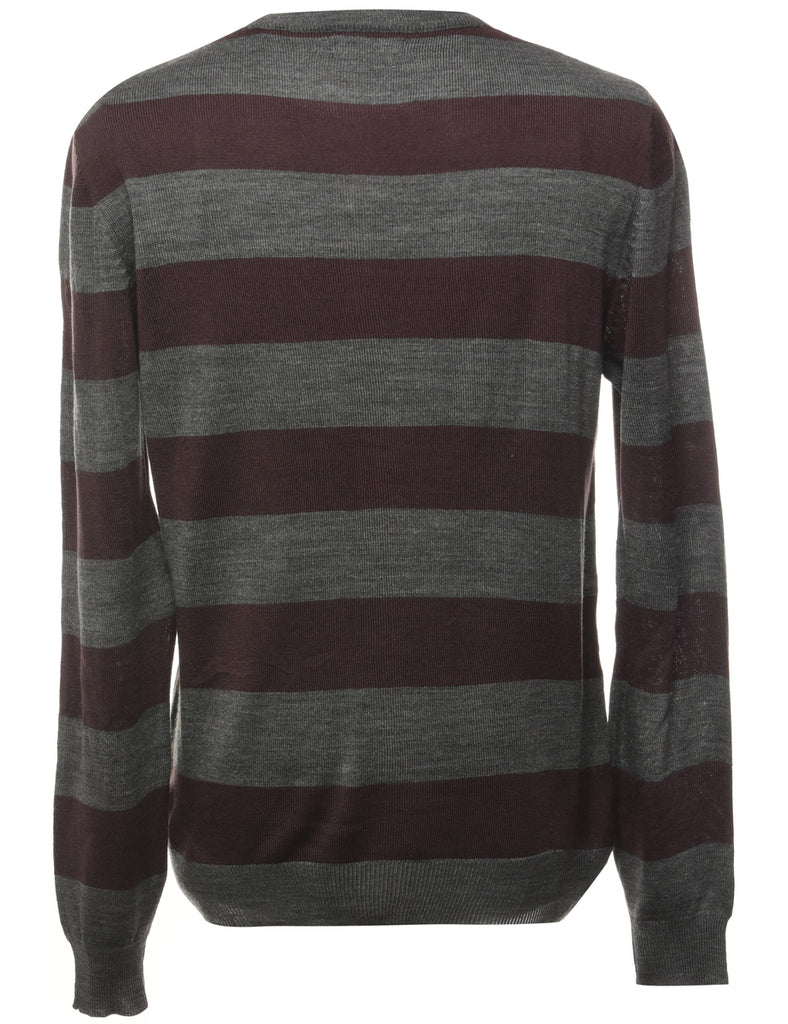 Striped Pattern Jumper - S
