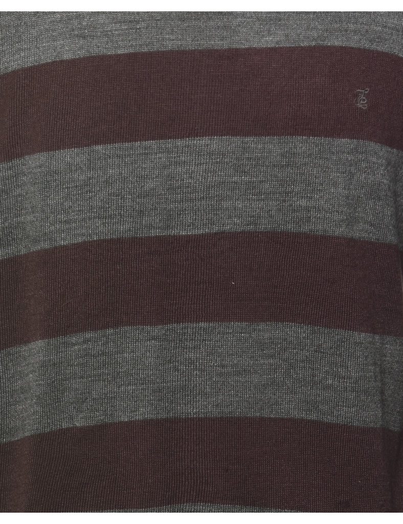 Striped Pattern Jumper - S