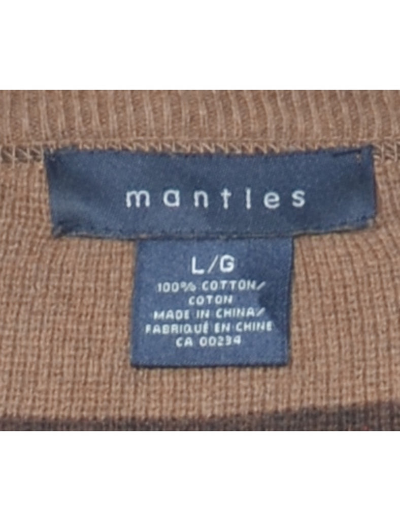 Striped Pattern Jumper - L