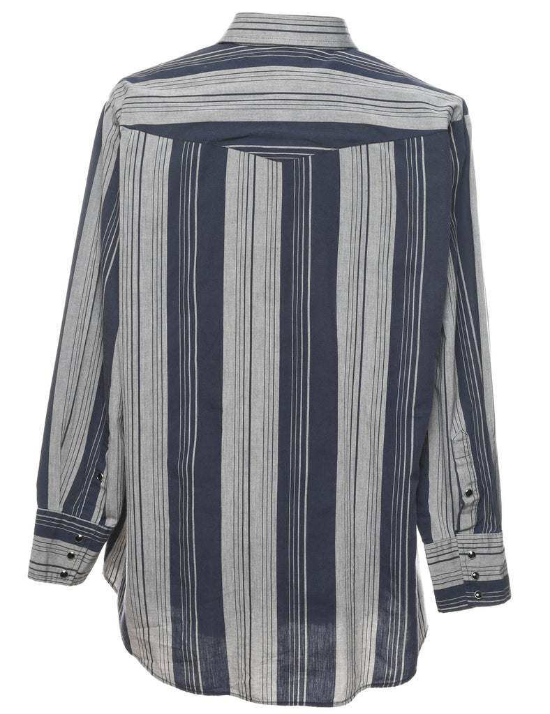 Striped Western Shirt - M