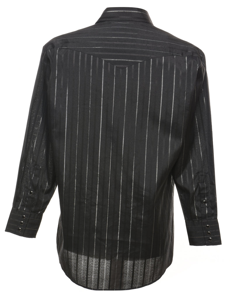 Striped Western Shirt - L