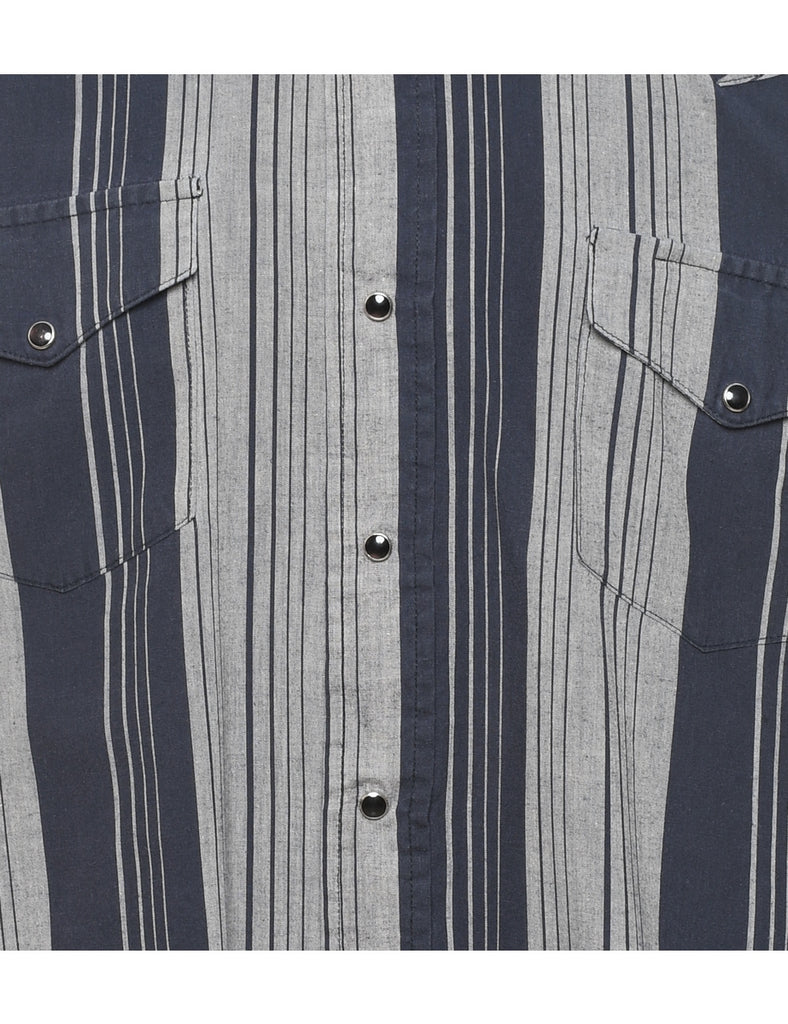 Striped Western Shirt - M