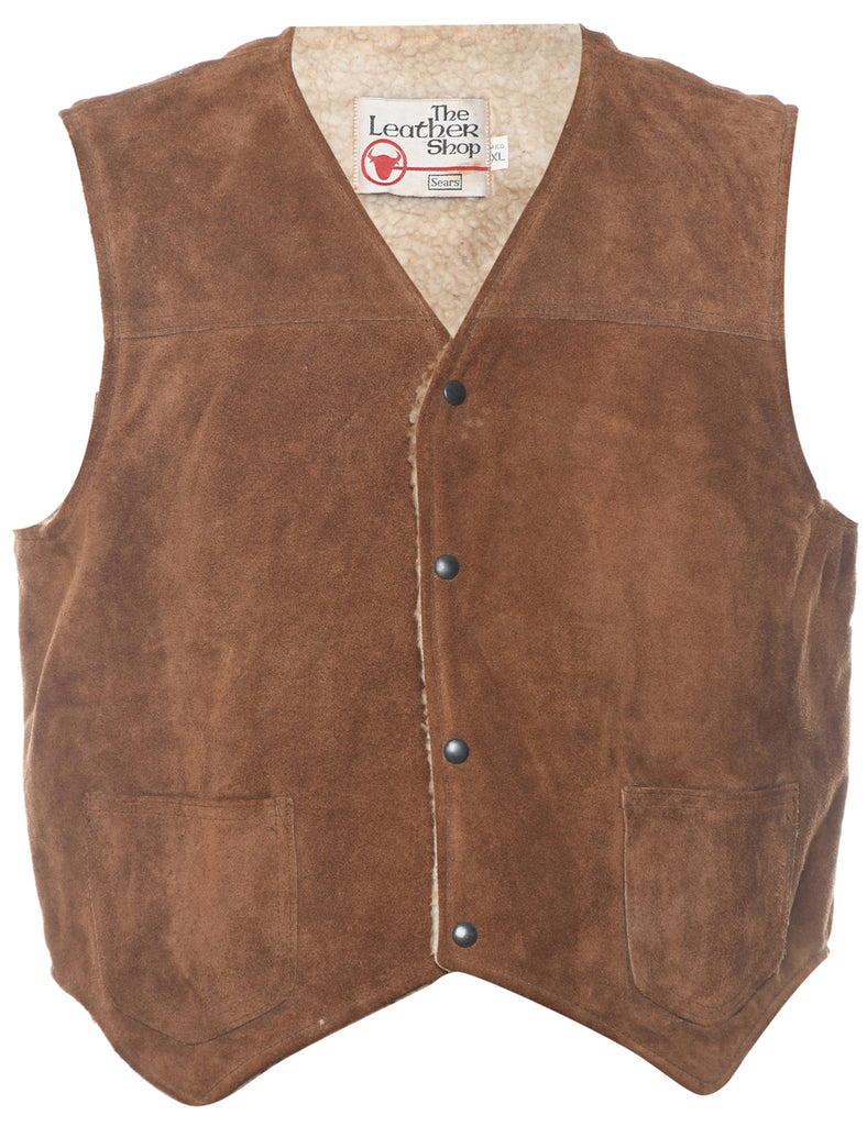 Suede Waistcoat - XL