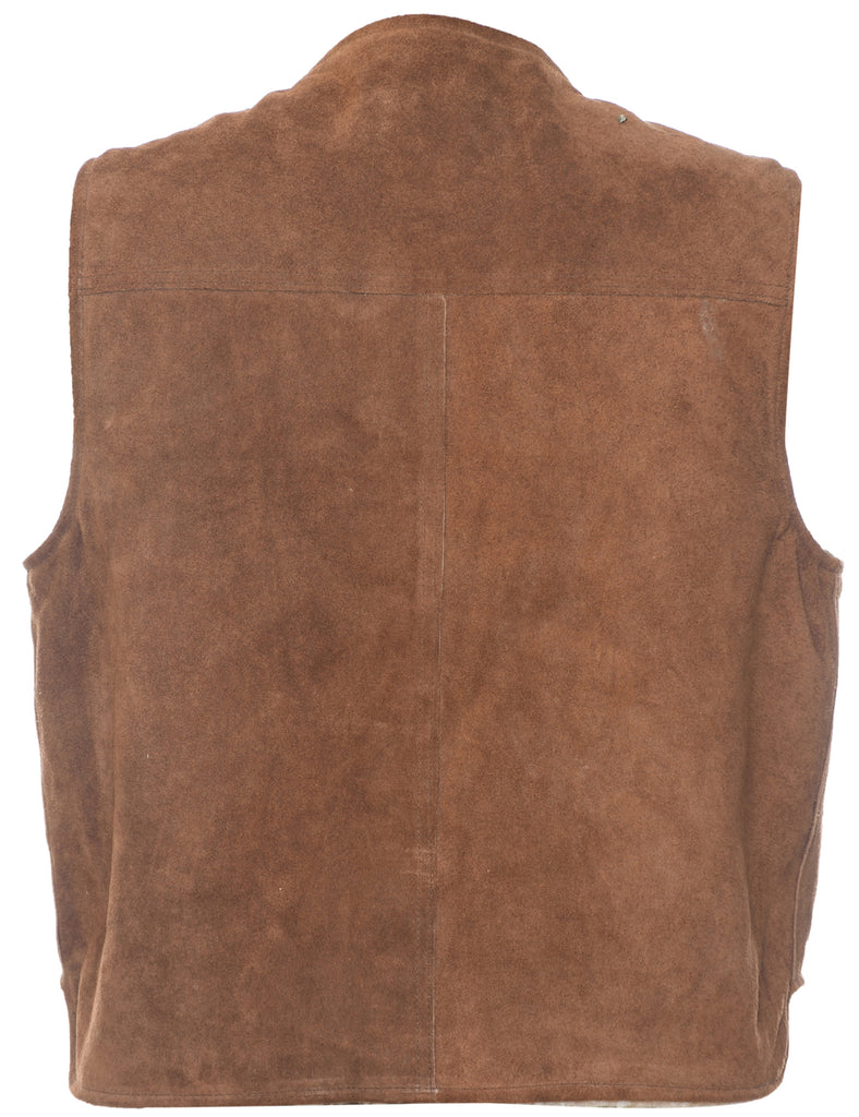 Suede Waistcoat - XL