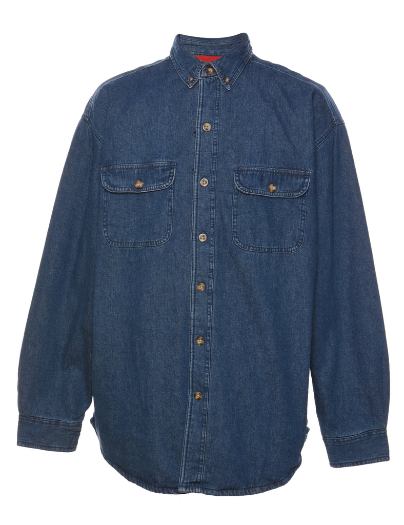 Sun River Dark Wash Denim Shirt - L