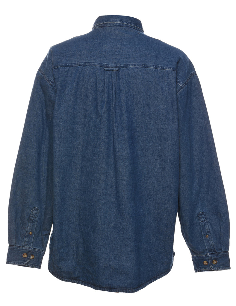 Sun River Dark Wash Denim Shirt - L