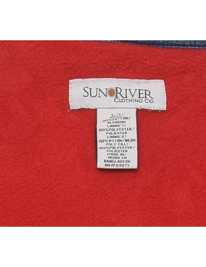 Sun River Dark Wash Denim Shirt - L