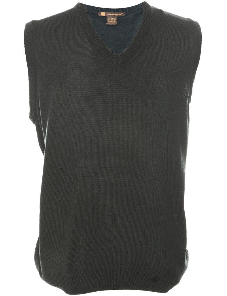 Sweater Black Vest - XL