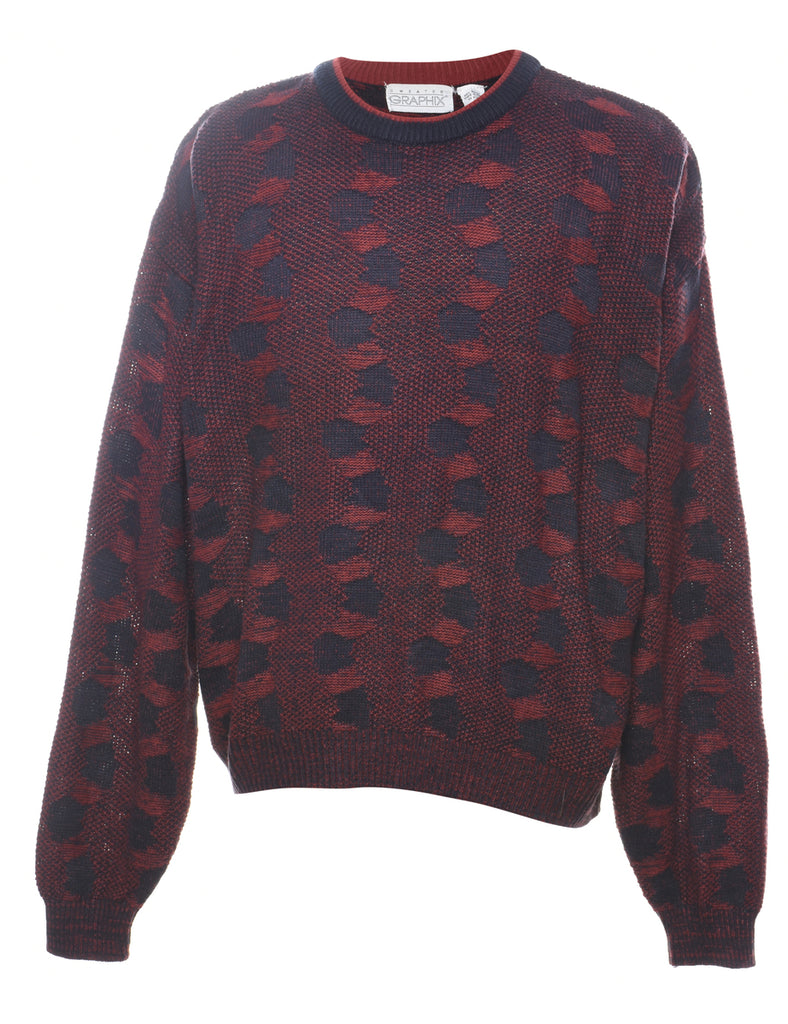 Sweater Patterned Jumper - XL