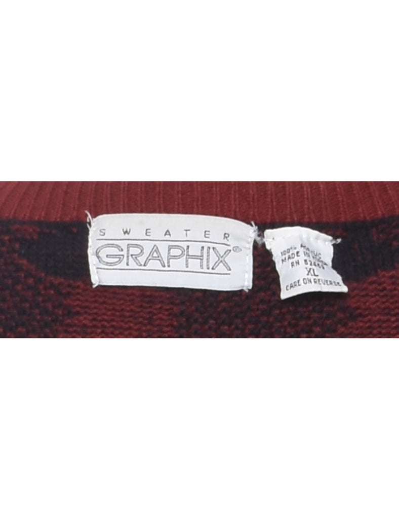 Sweater Patterned Jumper - XL