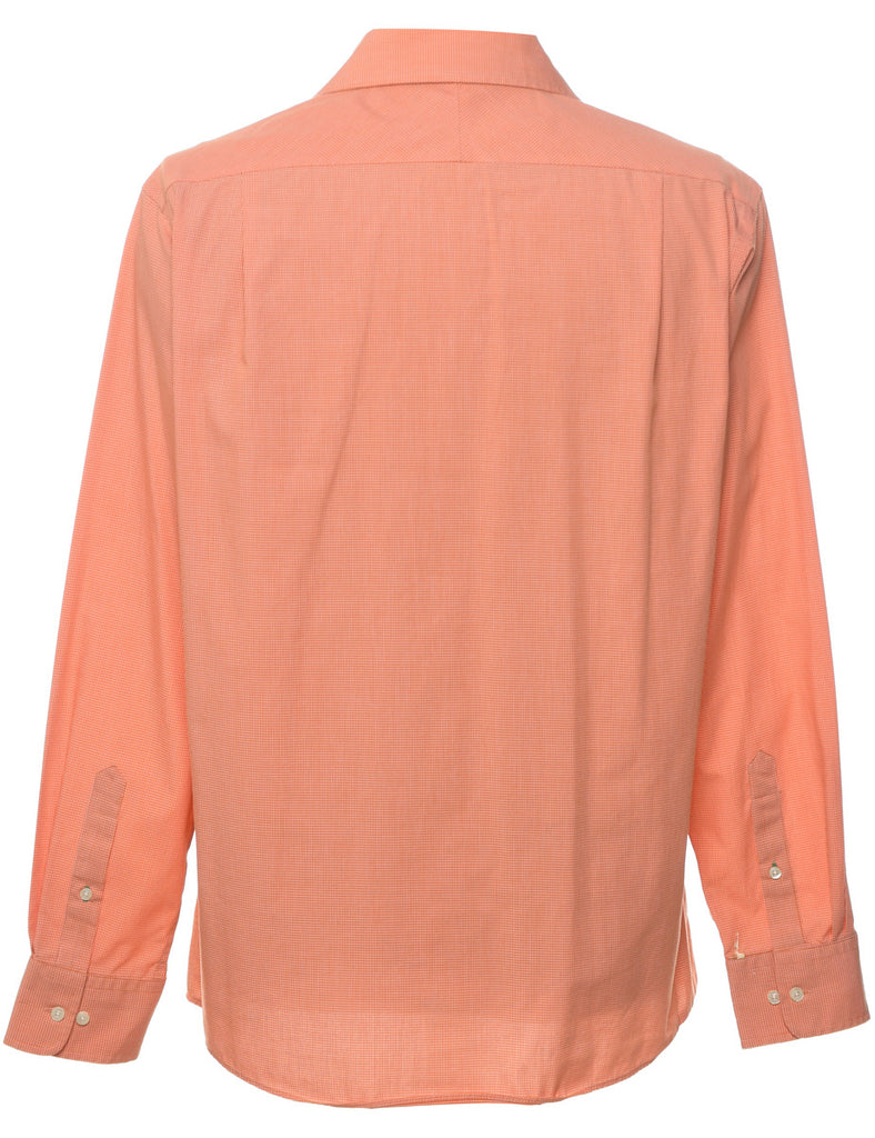 Tommy Hilfiger Checked Coral & White Shirt - L