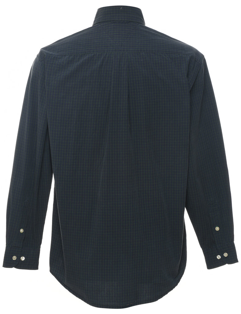 Tommy Hilfiger Navy & Grey Checked Shirt - S
