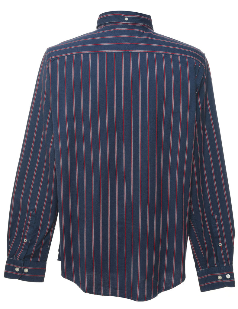 Tommy Hilfiger Navy Striped Shirt - L