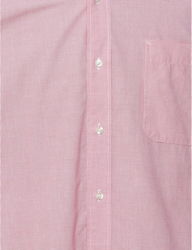 Tommy Hilfiger Pale Pink & White Checked Shirt - L