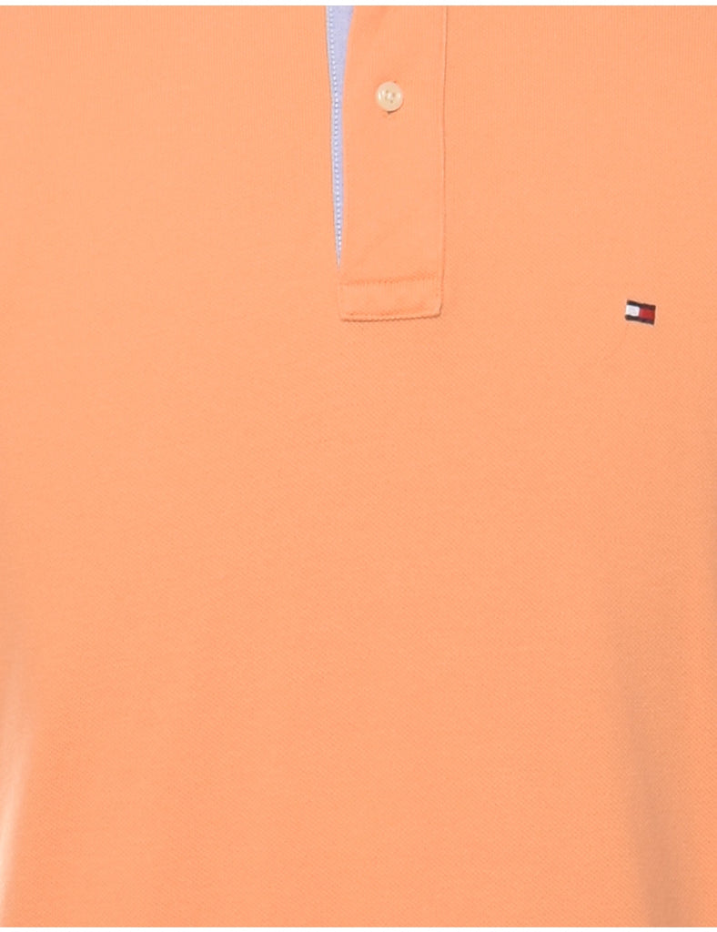 Tommy Hilfiger Pastel Orange Polo Shirt - M