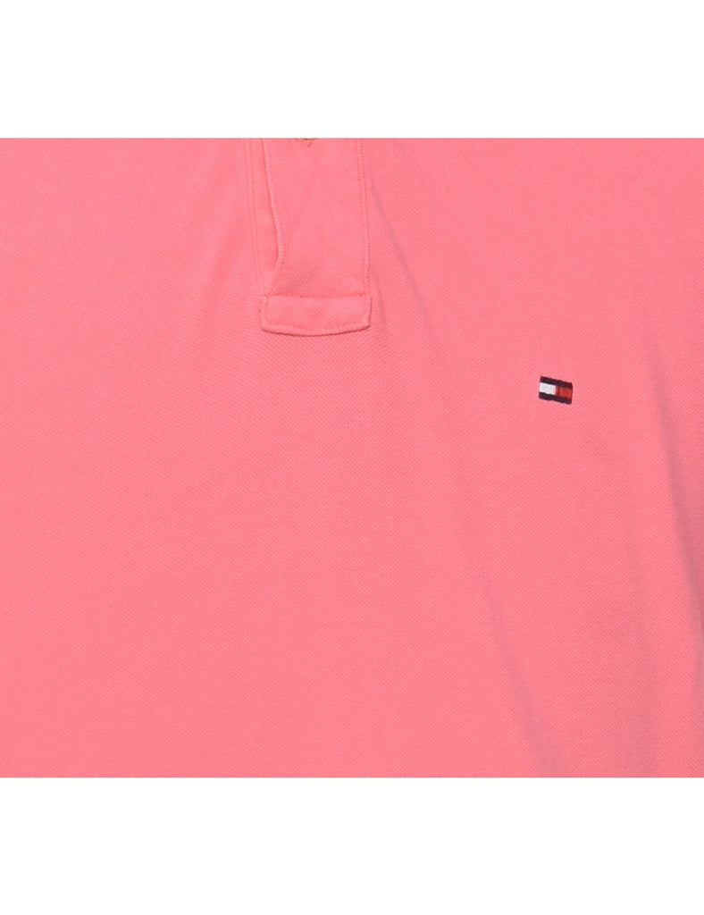 Tommy Hilfiger Pink Classic Polo Shirt - L