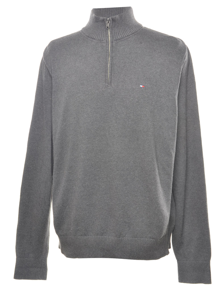 Tommy Hilfiger Quarter Zip Jumper - XL